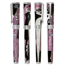Load image into Gallery viewer, Full View Of The Lavander Route 66 Rollerball Pen
