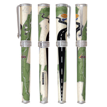 Load image into Gallery viewer, Full View Of The Olive Route 66 Rollerball Pen
