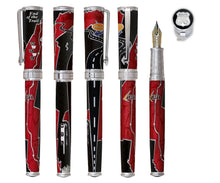 Load image into Gallery viewer, Full View Of The Red and Black Route 66 Pen
