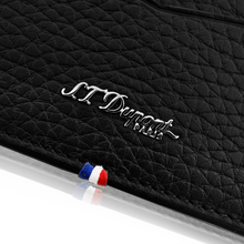 Load image into Gallery viewer, S.T. Dupont Neo Capsule Card Holder: S.T. Dupont Paris Logo Close Up
