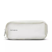 Load image into Gallery viewer, Front view of the white backing bag. 

