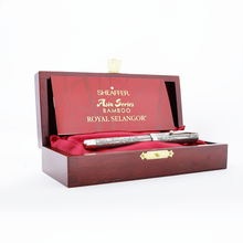 Load image into Gallery viewer, Sheaffer Asia Series &quot;Royal Selangor&quot; Bamboo Pewter Fountain Pen
