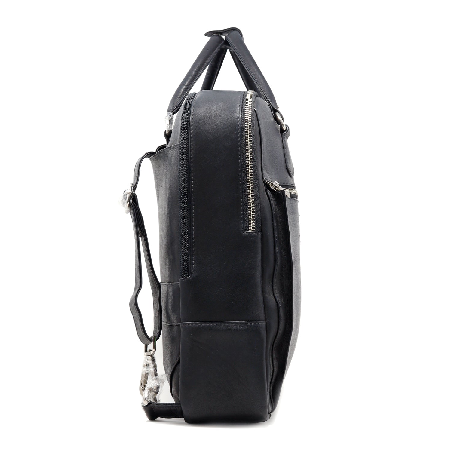 convertible messenger backpack leather Swerv Convertible Leather Backpack/Brief