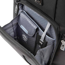 Load image into Gallery viewer, Close up to the front panel&#39;s organization pockets. 
