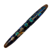 Load image into Gallery viewer, Front view of the fountain pen with the cap on. 
