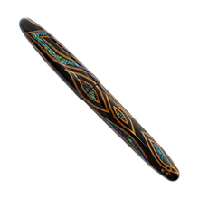 Load image into Gallery viewer, TACCIA Fossils in the Sky Collection &quot;Sunset Peacock&quot; Fountain Pen
