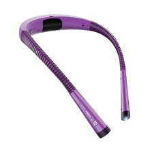 Load image into Gallery viewer, Purple flexible neck light on a white background

