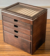 Load image into Gallery viewer, Toyooka Craft 40-Slot Oversize Pen Chest (Brown-Black Finish)
