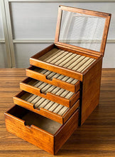 Load image into Gallery viewer, Toyooka Craft 40-Slot Oversize Pen Chest (Light Brown Finish)
