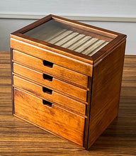 Load image into Gallery viewer, Toyooka Craft 40-Slot Oversize Pen Chest (Light Brown Finish)
