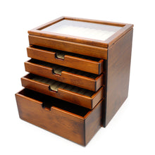 Load image into Gallery viewer, Toyooka Craft 40-Slot Oversize Pen Chest (Light Brown Finish)
