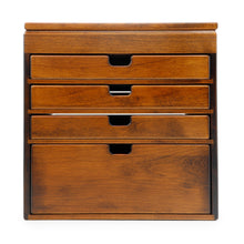 Load image into Gallery viewer, Toyooka Craft 40-Slot Oversize Pen Chest (Light Brown Finish)
