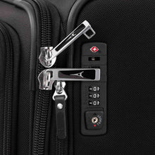 Load image into Gallery viewer, Close up to the suitcase&#39;s TSA approved three-digit combination lock. 

