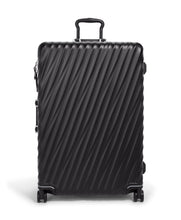 Load image into Gallery viewer, Front panel view of the black suitcase. 
