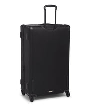 Load image into Gallery viewer, Angled back view of the black suitcase
