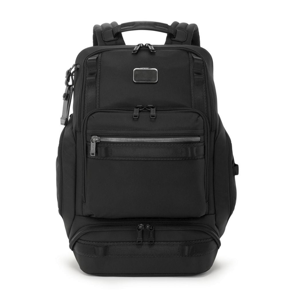 Front panel view of the backpack