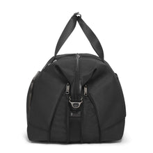 Load image into Gallery viewer, Side panel view showing the zipper-closing compartment. 
