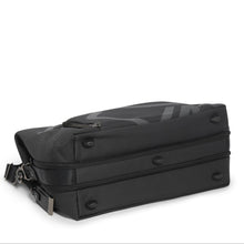 Load image into Gallery viewer, Angled view of the bottom panel. This section has five stubs to keep the bag clean.

