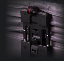 Load image into Gallery viewer, Close up to the lever lock in the suitcase
