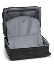 Load image into Gallery viewer, Interior view of the suitcase showing the foldable garment back 
