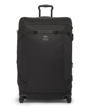 Load image into Gallery viewer, Front panel view of the black suitcase. 
