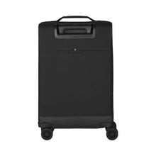 Load image into Gallery viewer, Back panel view of the soft sided suitcase. 
