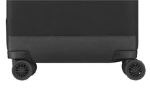 Load image into Gallery viewer, Closeup to the bottom of the panel, showing the wheels. 
