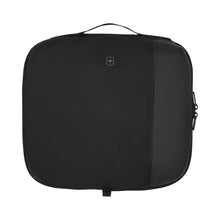Load image into Gallery viewer, Front panel view of the square-shaped packing cube. 
