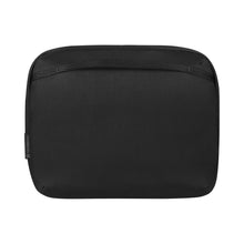 Load image into Gallery viewer, Back panel view of the travel essentials toiletry bag. 
