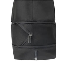 Load image into Gallery viewer, Close up to the side panel, showing the unzipped expandable feature. 
