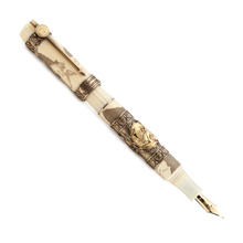 Load image into Gallery viewer, Visconti Limited Edition Alexander the Great Fountain Pen with cap posted
