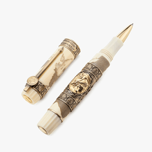 Load image into Gallery viewer, Visconti Limited Edition Alexander the Great Rollerball Pen uncapped
