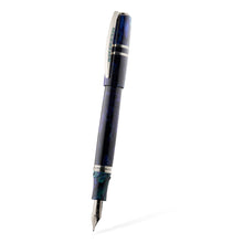 Load image into Gallery viewer, The Visconti Homo Sapiens Earth Origins Fountain Pen with the cap posted on a white background. 
