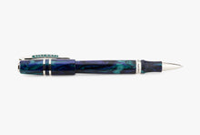 Load image into Gallery viewer, The Visconti Homo Sapiens Earth Origins Rollerball Pen  laid horizontally with the cap posted on a white background.
