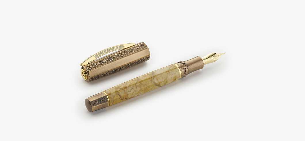 Visconti IL Magnifico Egyptian Marble Fountain Pen - Medium Nib