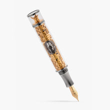 Load image into Gallery viewer, Fountain pen with decorative maze design on a white background.
