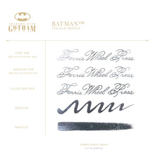 Load image into Gallery viewer, Ferris Press Wheel - Shadows over Gotham City | Batman Limited Edition 38ml Ink
