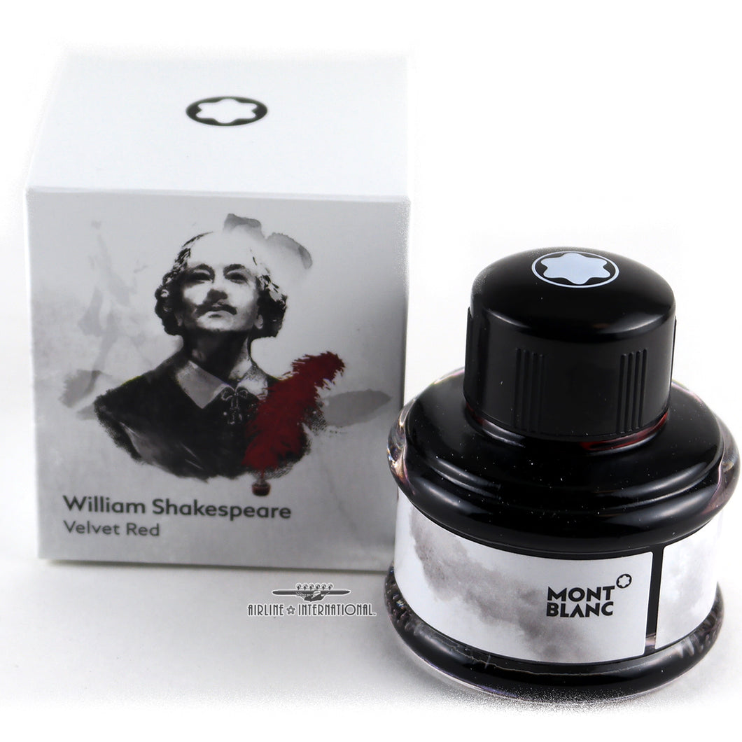 Montblanc William Shakespeare Velvet Red 35ml Ink - VAULT KEPT