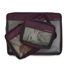 Load image into Gallery viewer, Check-In Compression Packing Cube Set - Plum
