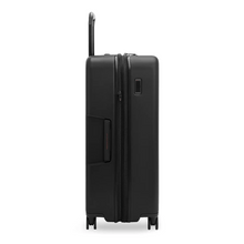 Load image into Gallery viewer, full side view of the black Briggs &amp; Riley Large 30” Hardside Expandable Spinner
