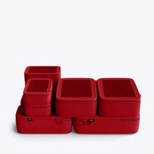 Load image into Gallery viewer, The pack of six red packing cases arranged in a white background
