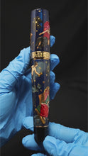 Load and play video in Gallery viewer, Krone Magnum Galileo Solid Gold Limited Edition Fountain Pen
