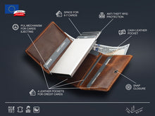 Load image into Gallery viewer, COLORADO RFID WALLET - Saddle Leather
