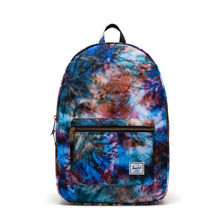 Load image into Gallery viewer, Front view of the Summer Tie Dye backpack. 
