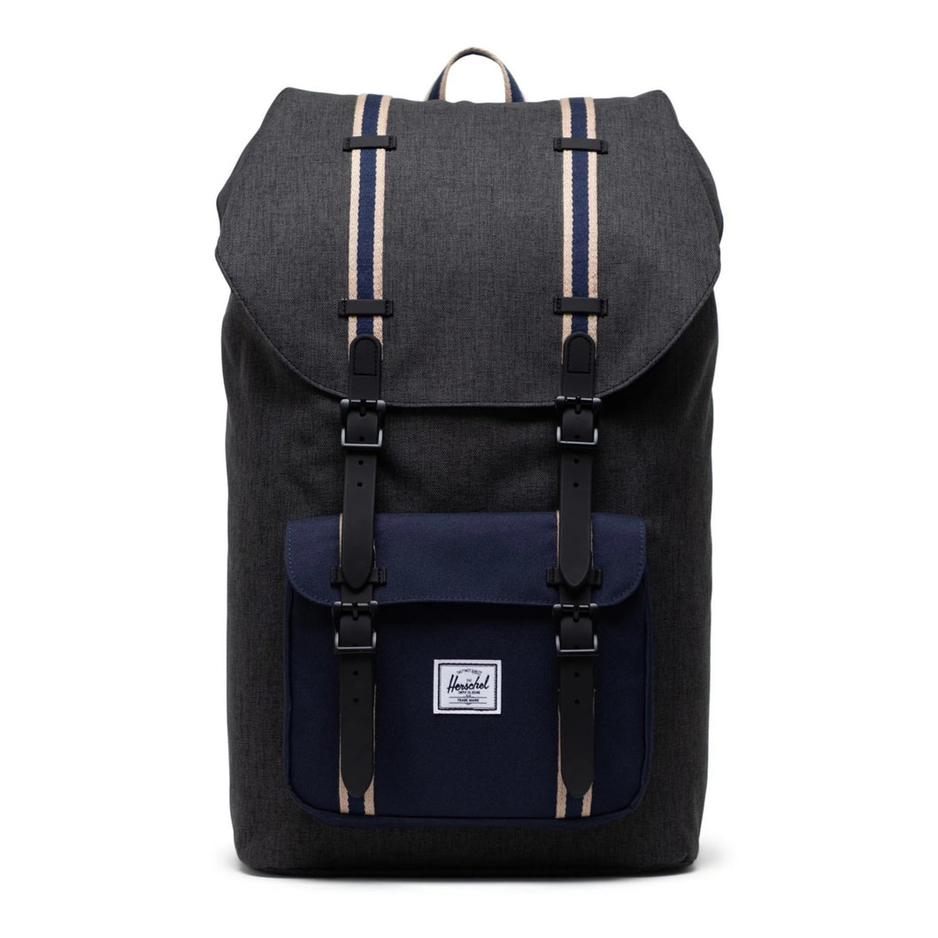 Herschel Little America Backpack - Black Crosshatch/Peacoat