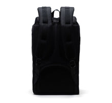 Load image into Gallery viewer, Back panel view of the Chicory coffee backpack. 
