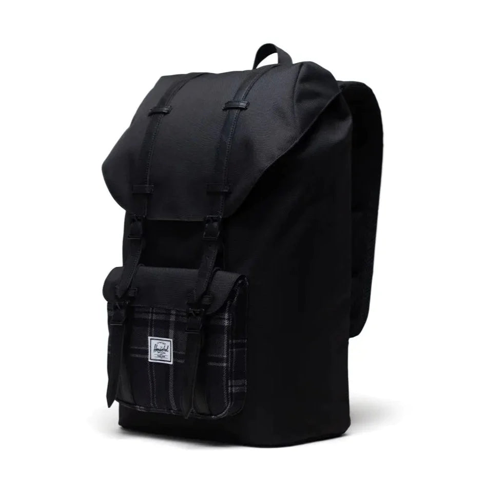 Herschel Little America Backpack - Black/Grayscale Plaid