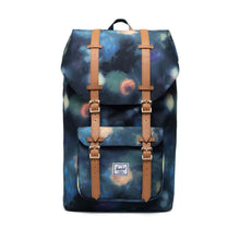 Load image into Gallery viewer, Front view of the Floral Mist Little America backpack.

