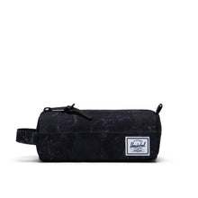 Load image into Gallery viewer, Front view of the Black marble Pencil Case
