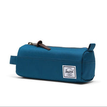 Load image into Gallery viewer, Angled view of the Settlement case in Moroccan Blue. 
